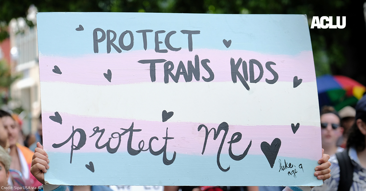 What Trans Youth Want You To Know Aclu