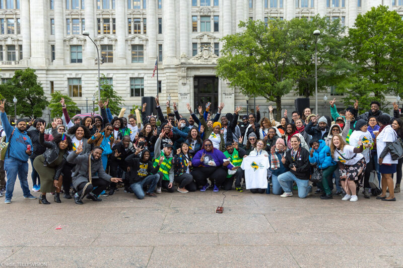 A group posing on behalf of the DC Crisis Response Coalition.