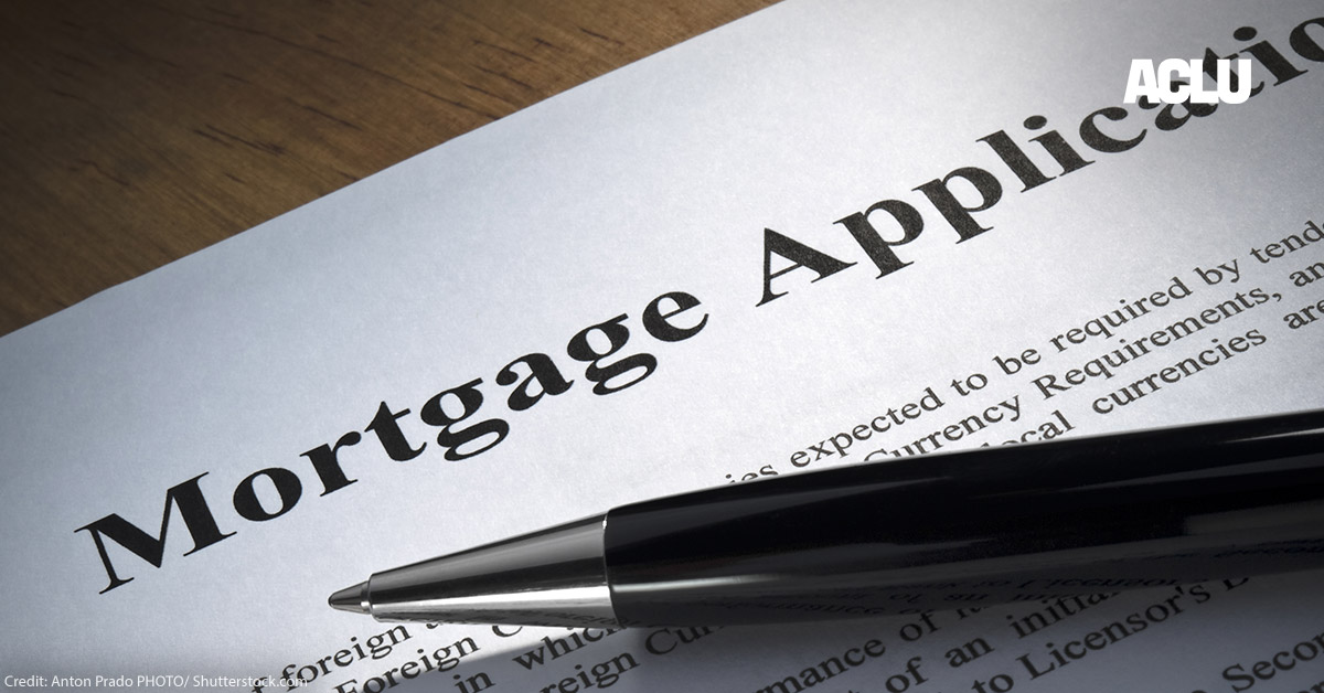 Close up of a mortgage application and a pen.