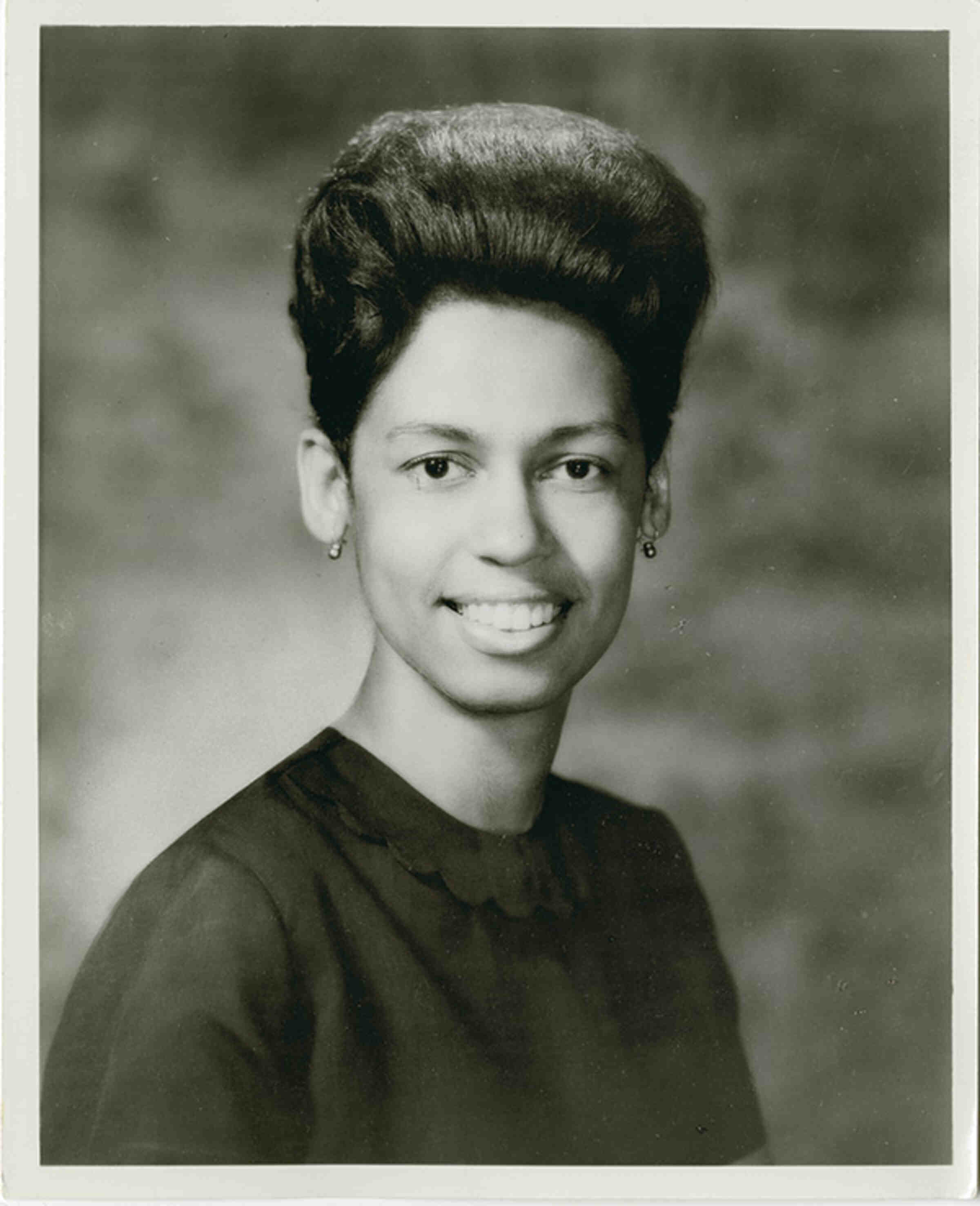 Black and white portrait of Eleanor Holmes Norton