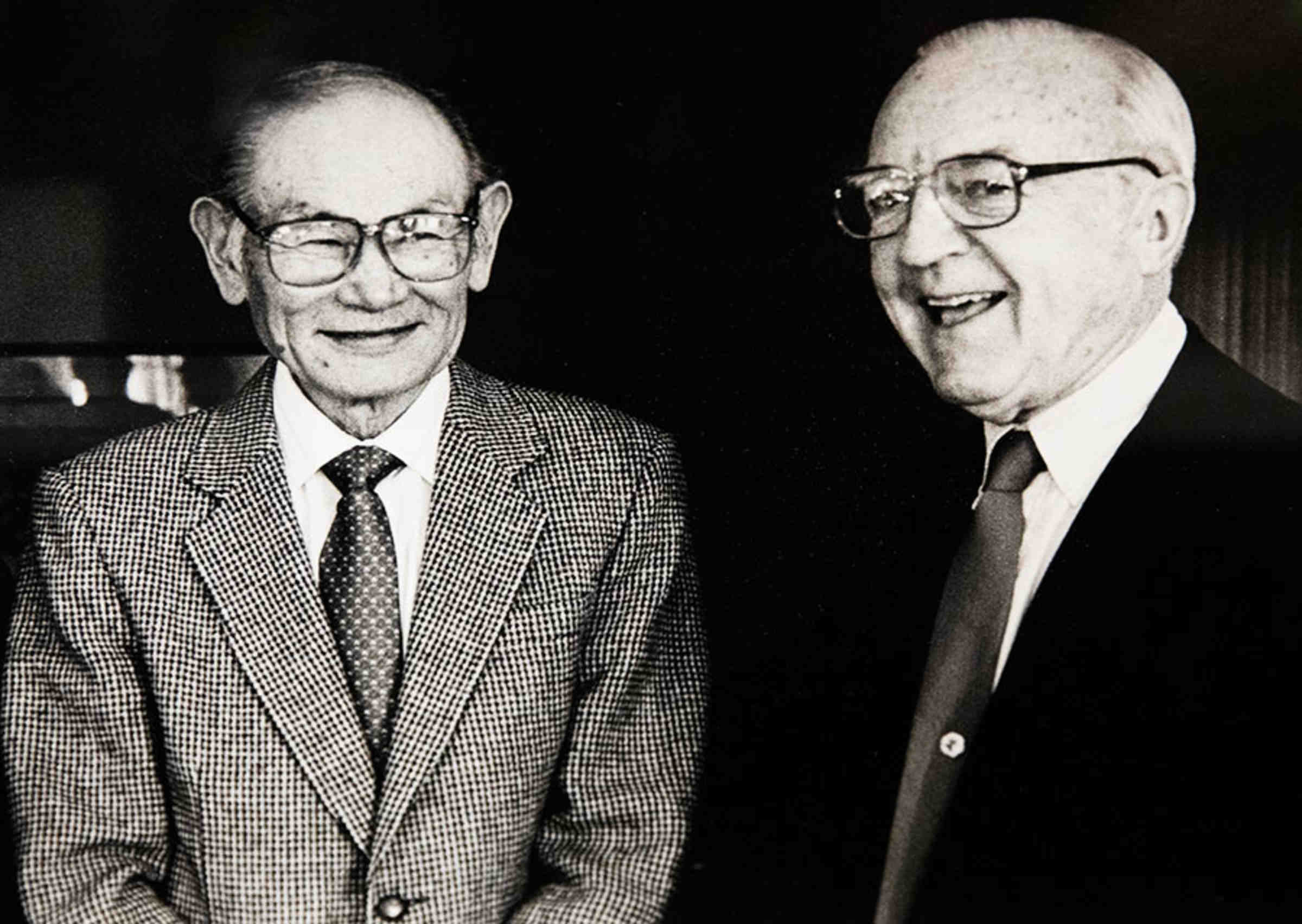 Fred Korematsu and Ernest Besig, 1980s