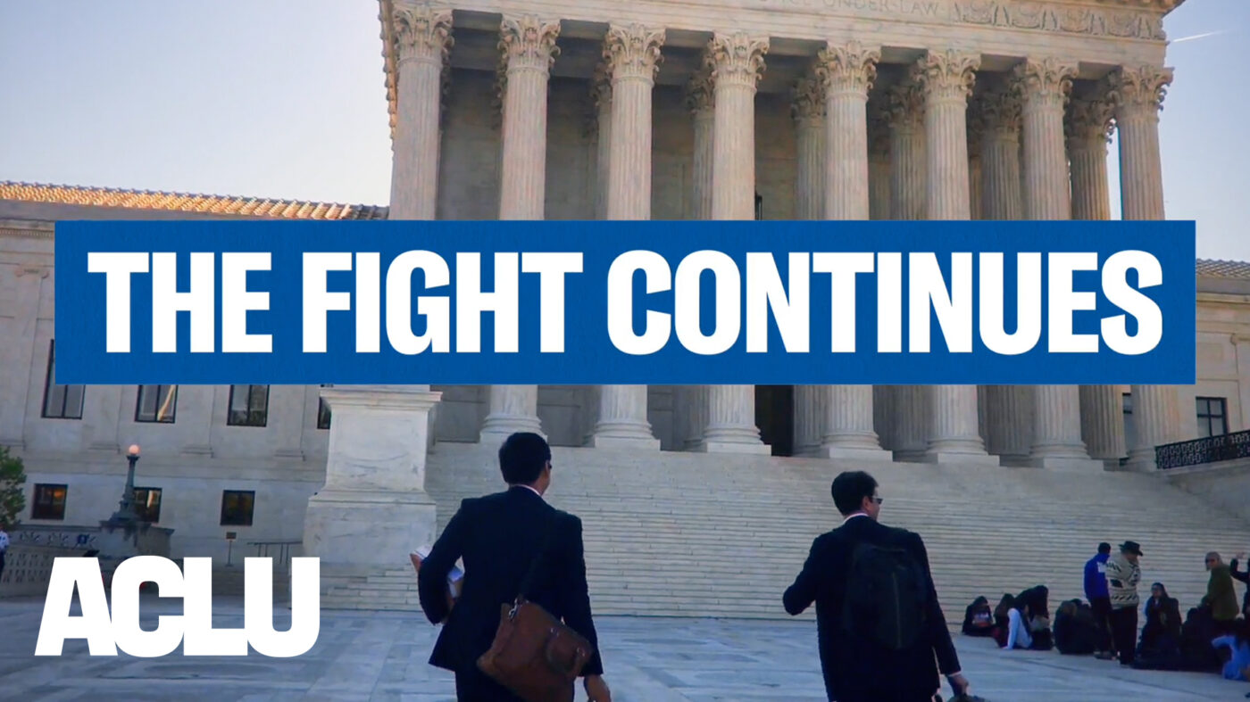 If the general election were held today, Donald Trump very well could be elected as our next president. But no matter who is in the Oval Office, we’ll use the full firepower of the ACLU to defend our most fundamental rights. Join us.
