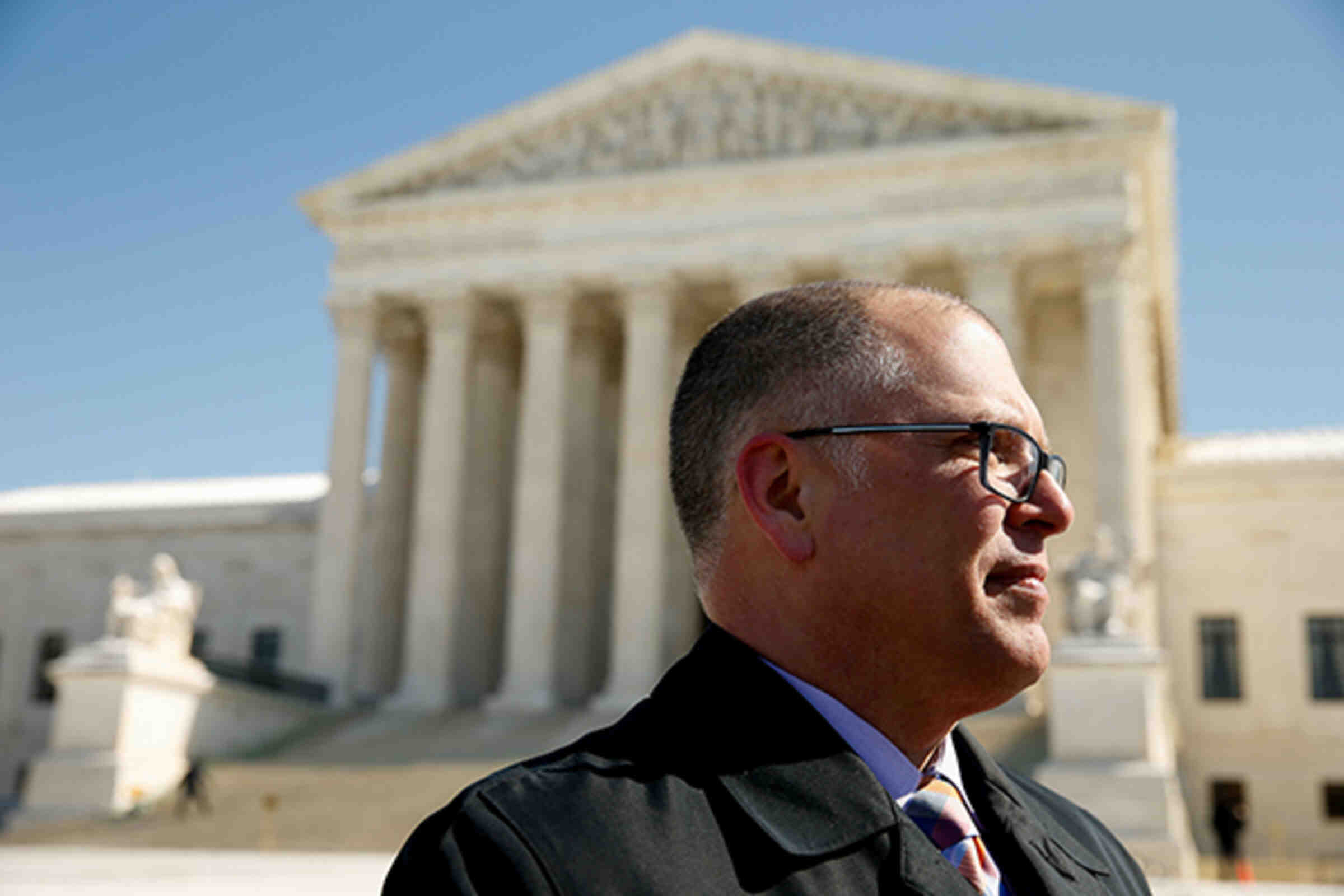 Side portrait of James Obergefell