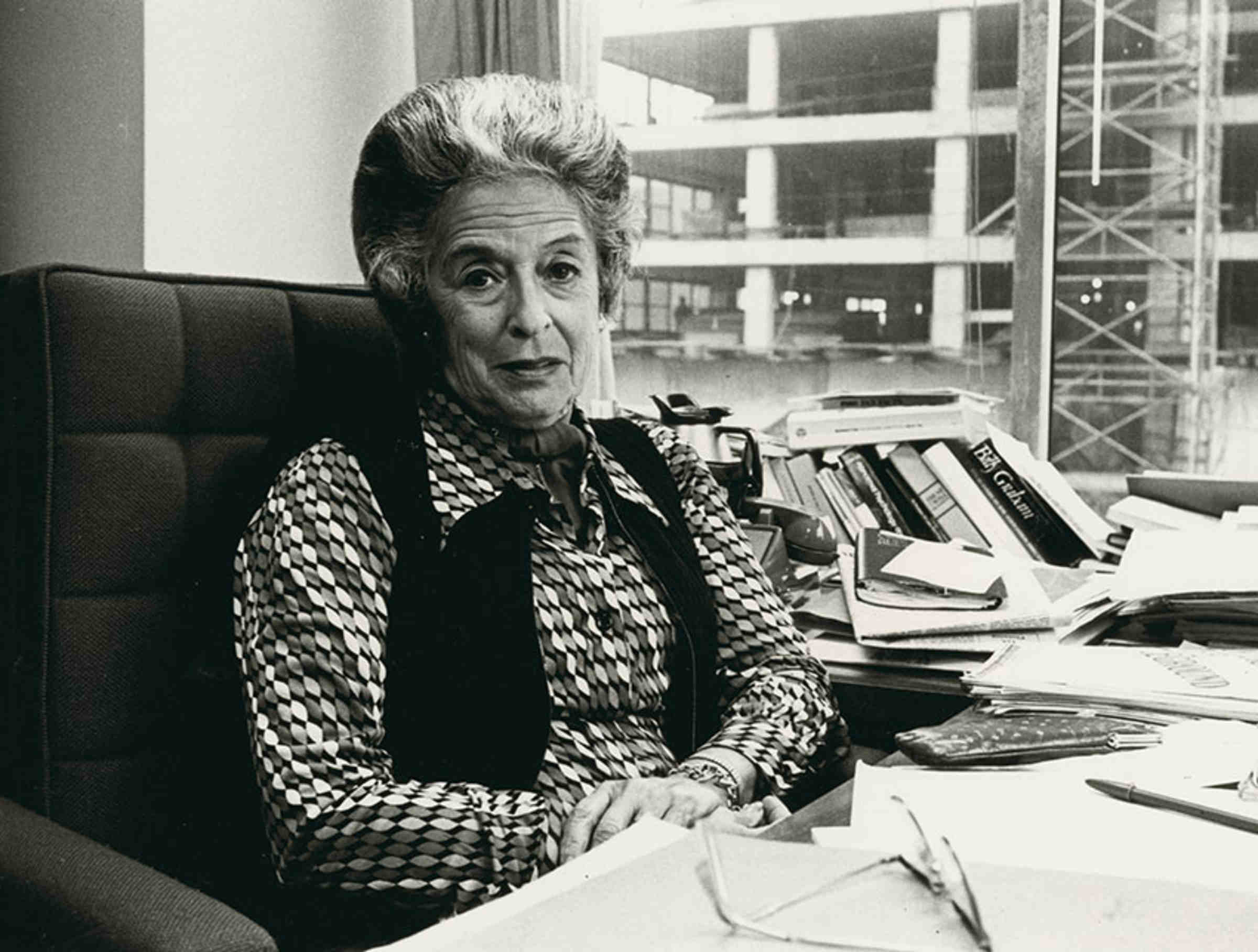 Harriet Pilpel in her office