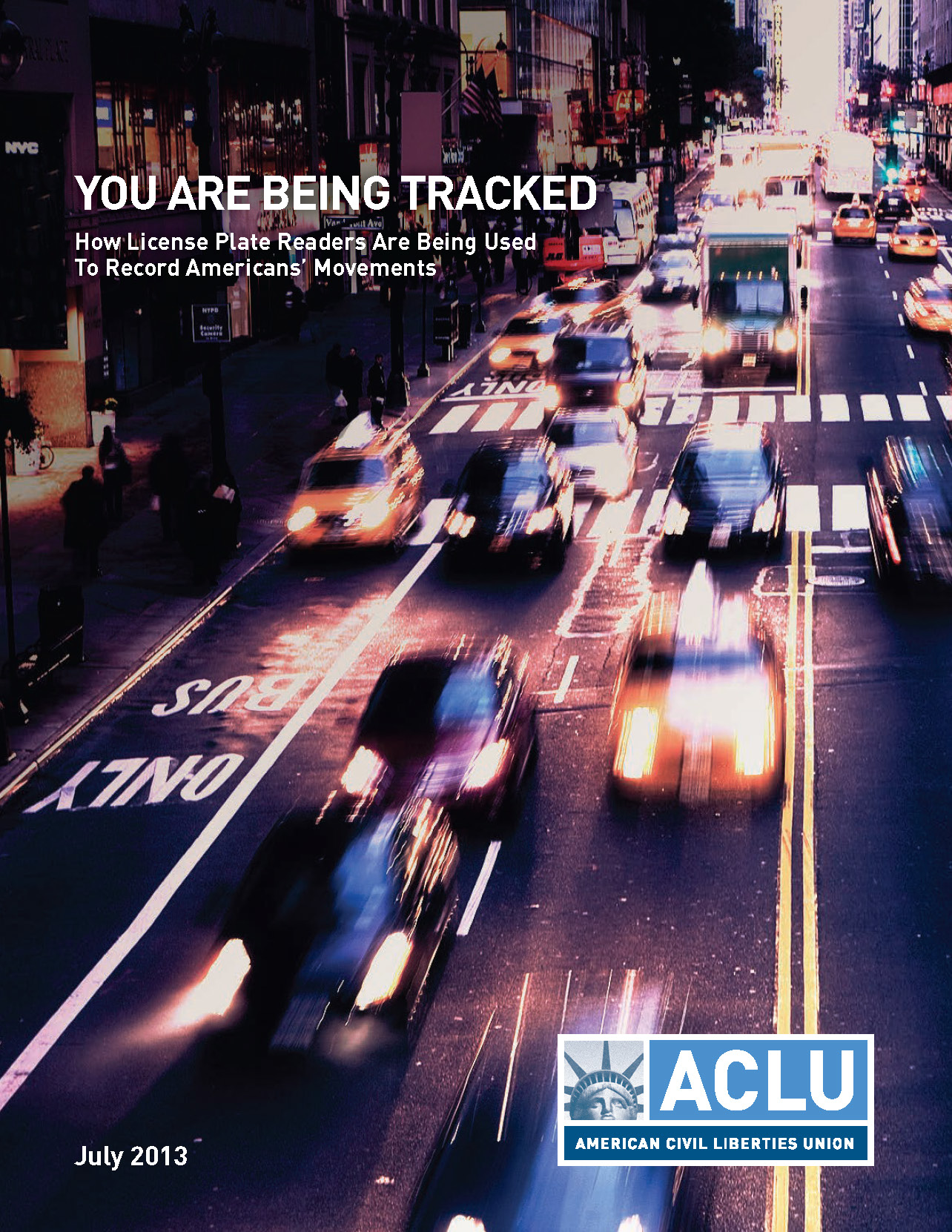 ACLU Report - You Are Being Tracked