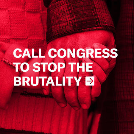 CALL CONGRESS TO STOP BRUTALITY