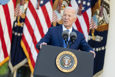 President Joe Biden delivers remarks