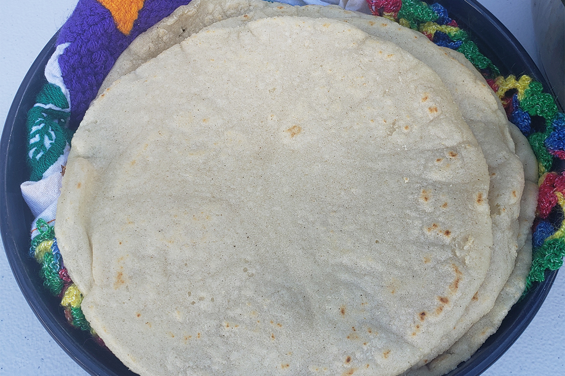 Homemade tortillas