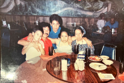 Maribel Hernández Rivera as a young child with her family.