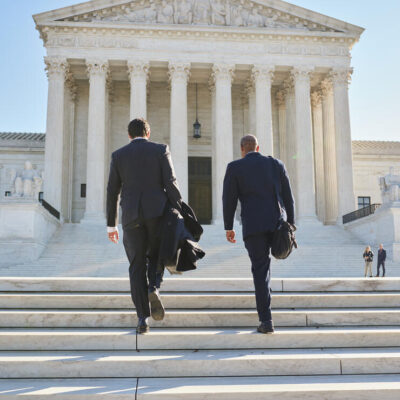 Two ACLU lawyers walk into the Supreme Court.