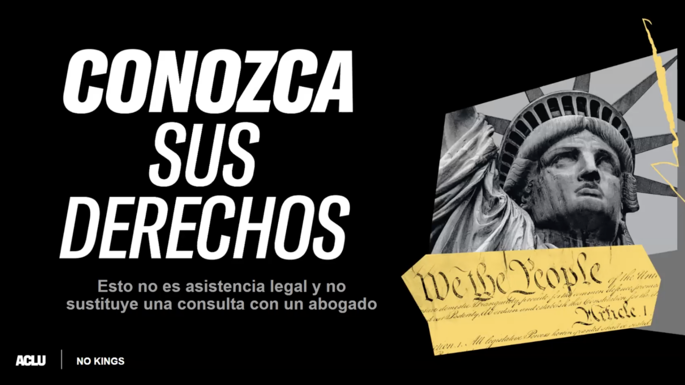 Conozca Sus Derecheos