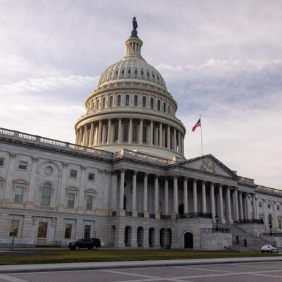 A photo of the U.S. Capitol Building.