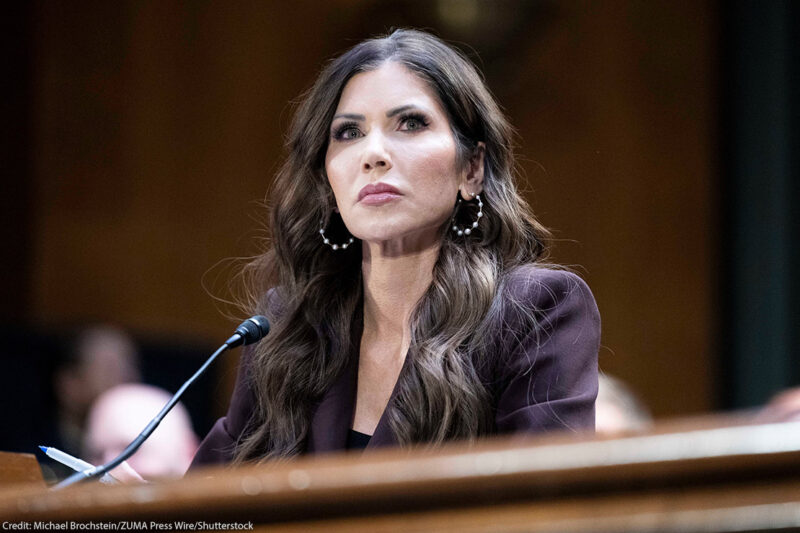 A photo of Kristi Noem.