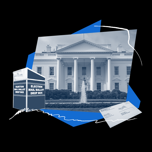 Election Mail Ballot Drop Box, the White House, and your vote.