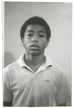 Tony Carruthers at age 14