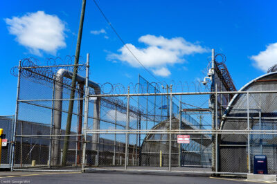 A detention facility near Newark Airport.