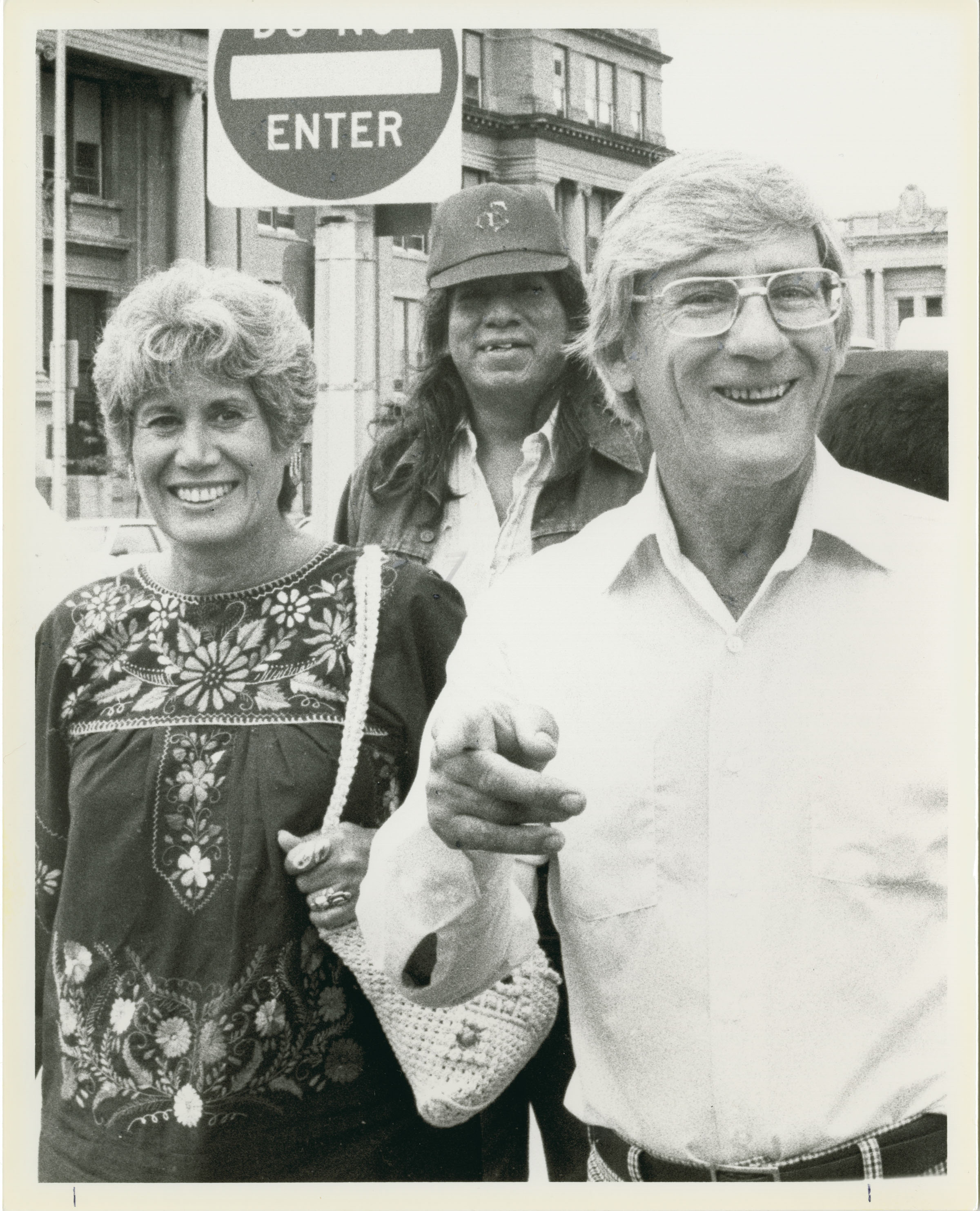 Frances and Jack Warner with Martin Blueshield