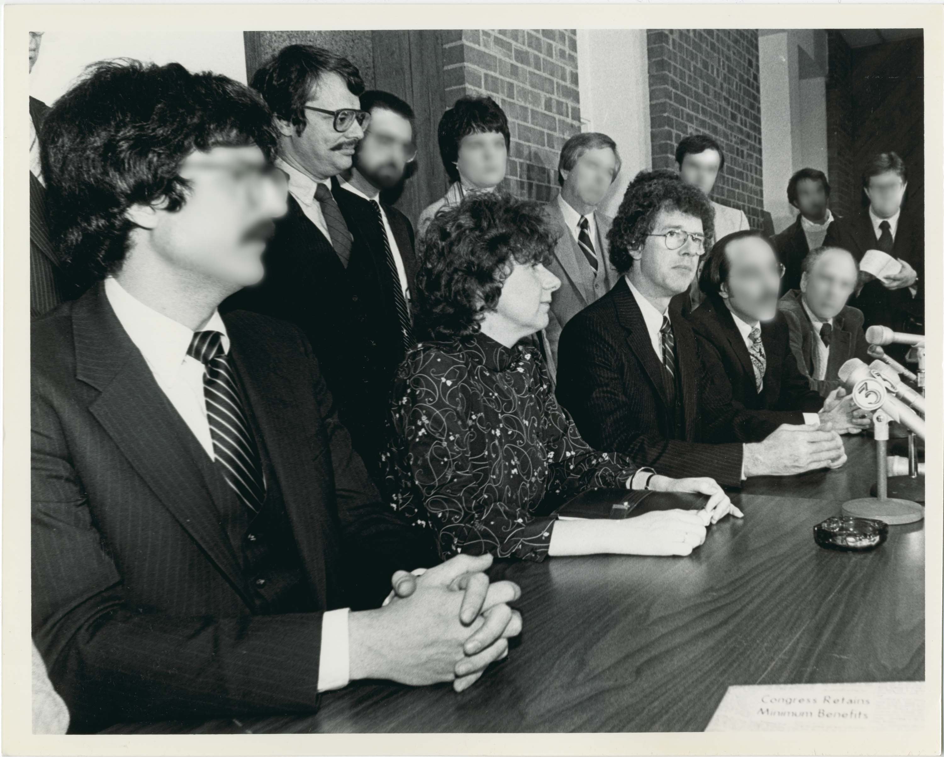 Sandra Kurjiaka, Philip Kaplan and Bruce J. Ennis hold a press conference