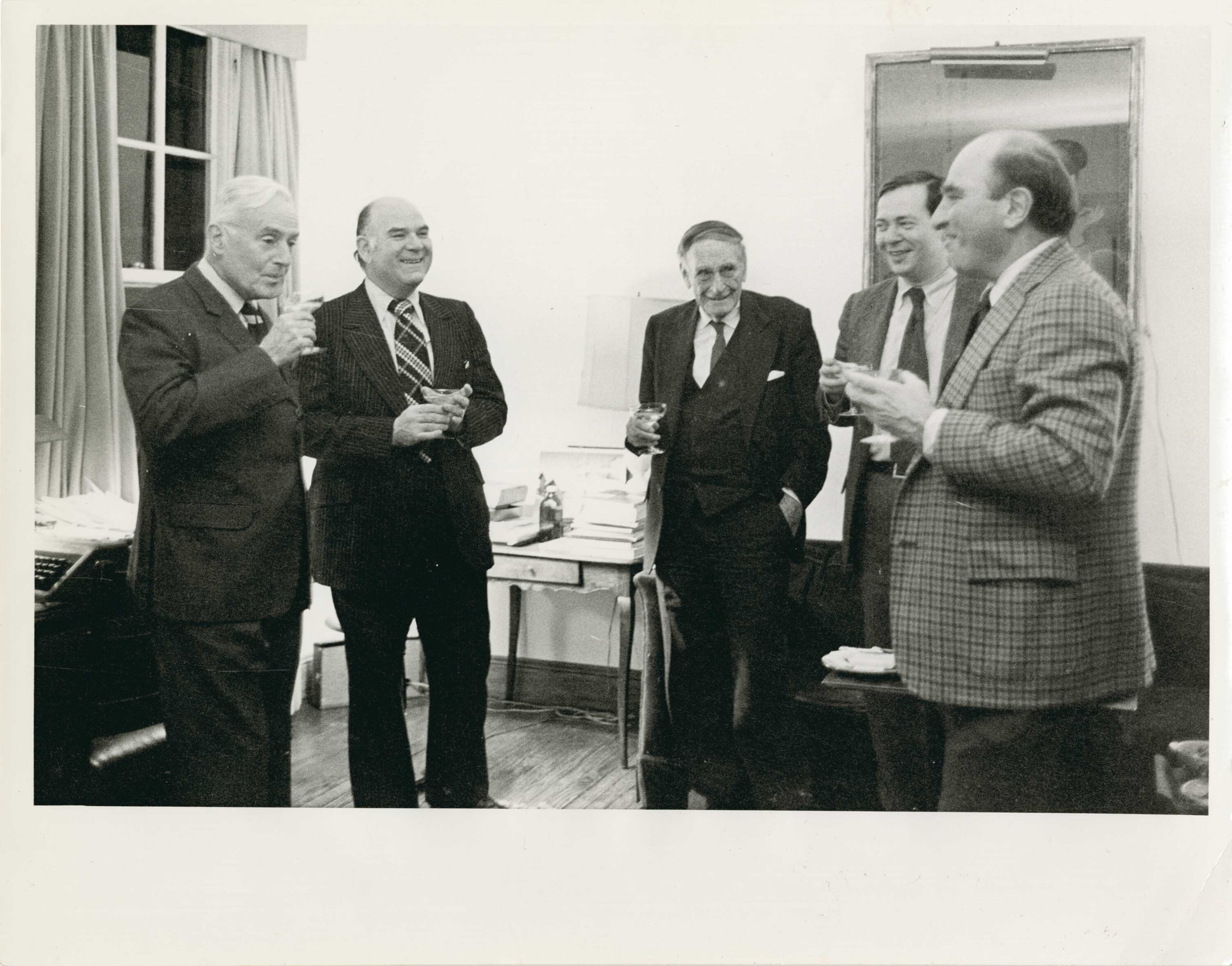 Edward J. Ennis, Alan Reitman, Roger Baldwin, Aryeh Neier, and Norman Dorsen