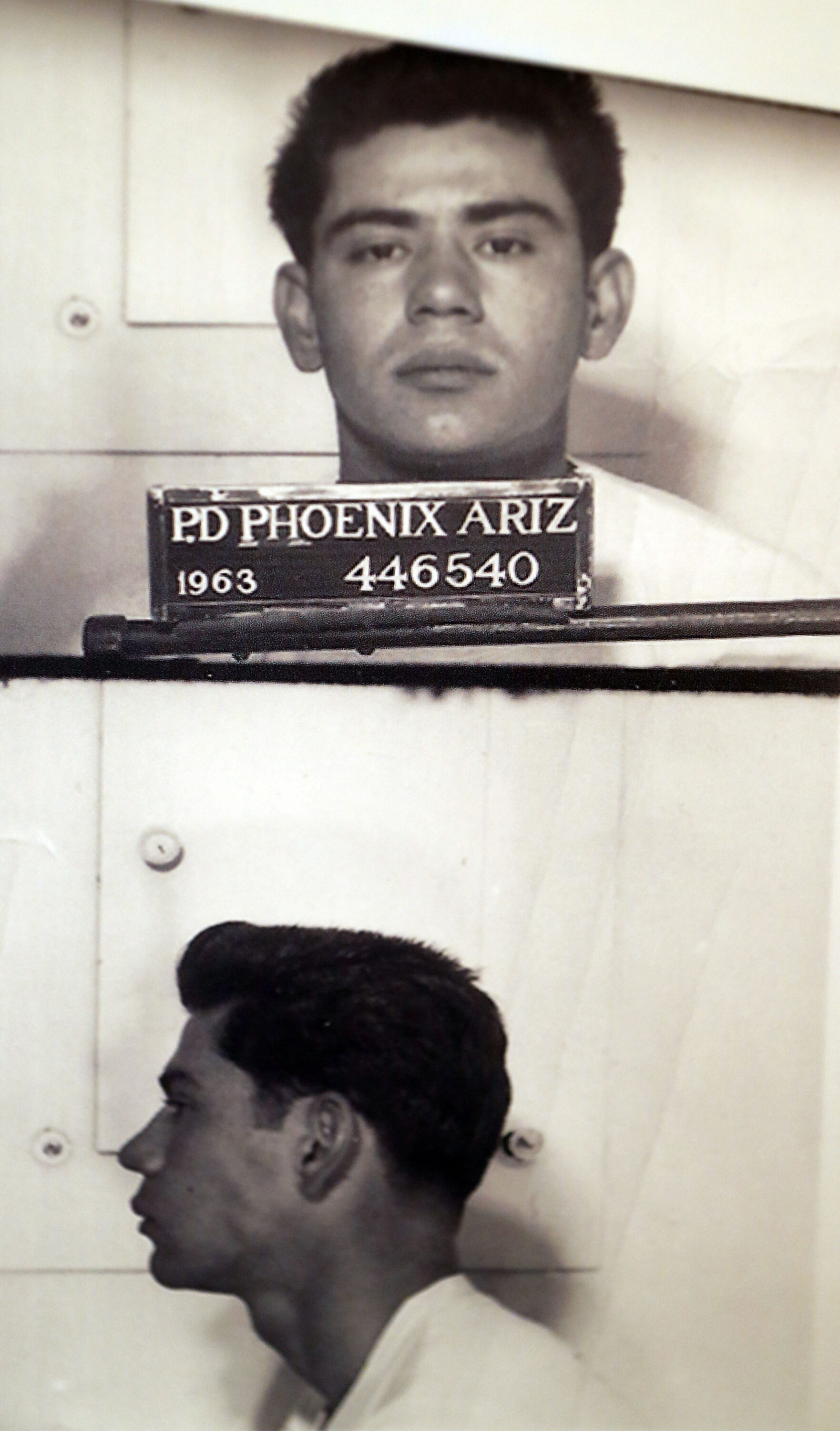 Booking photo of Ernesto Miranda
