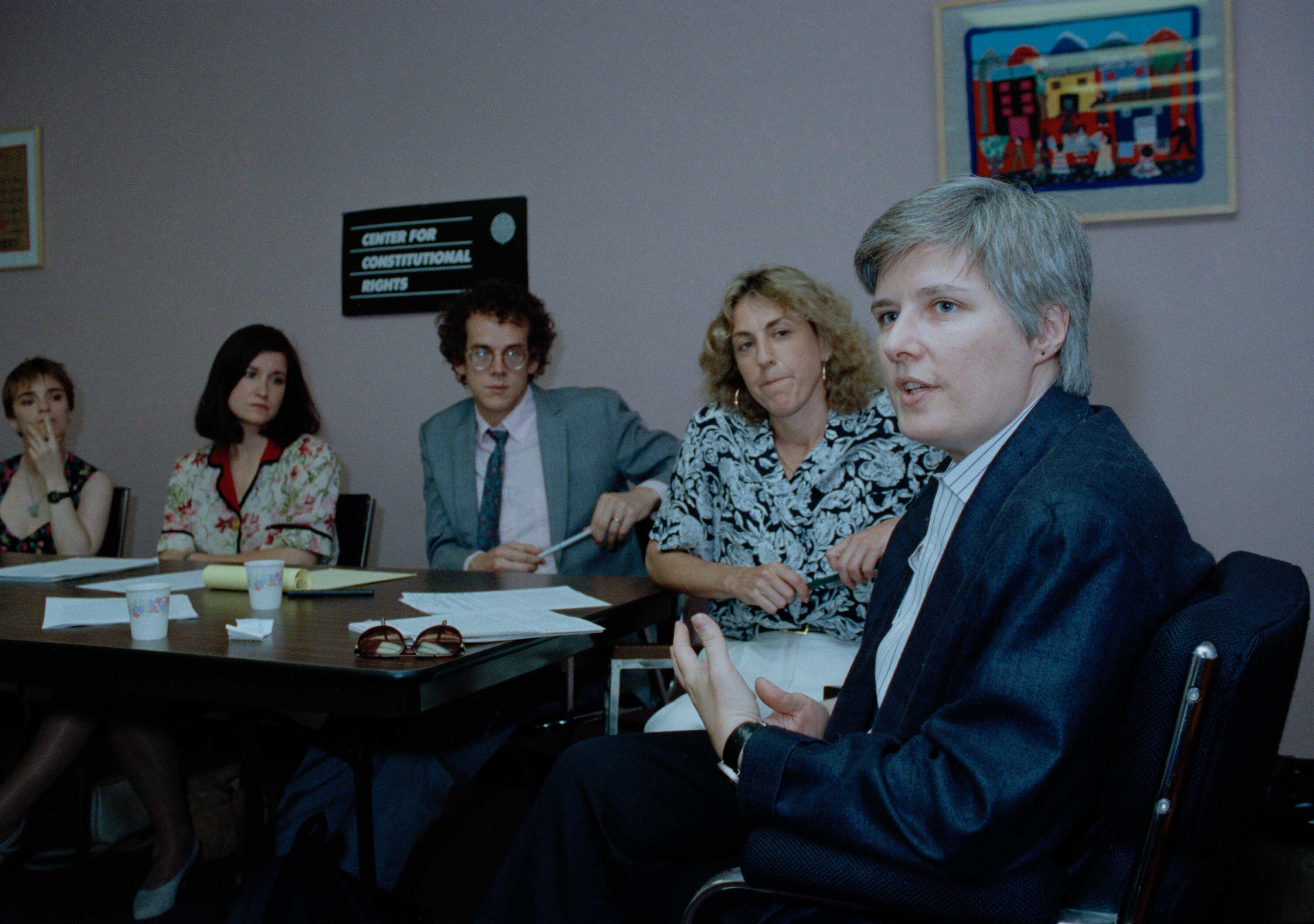 Artists and lawyers meet at the Center for Constitutional Rights