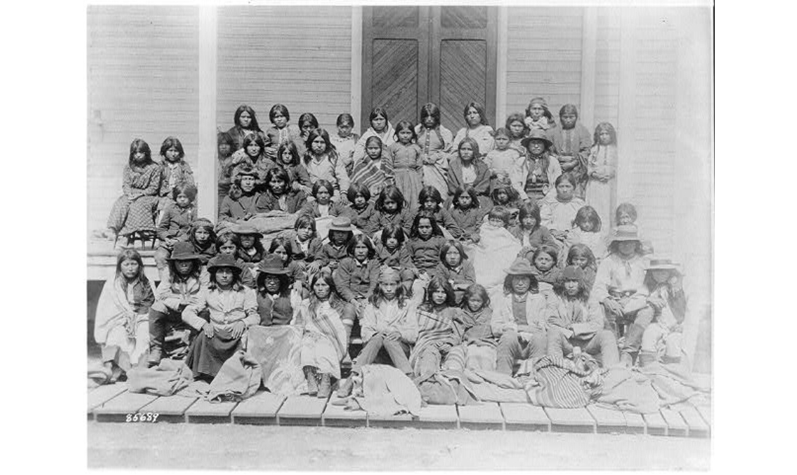 Ciricahua Apache children at Carlisle Indian School