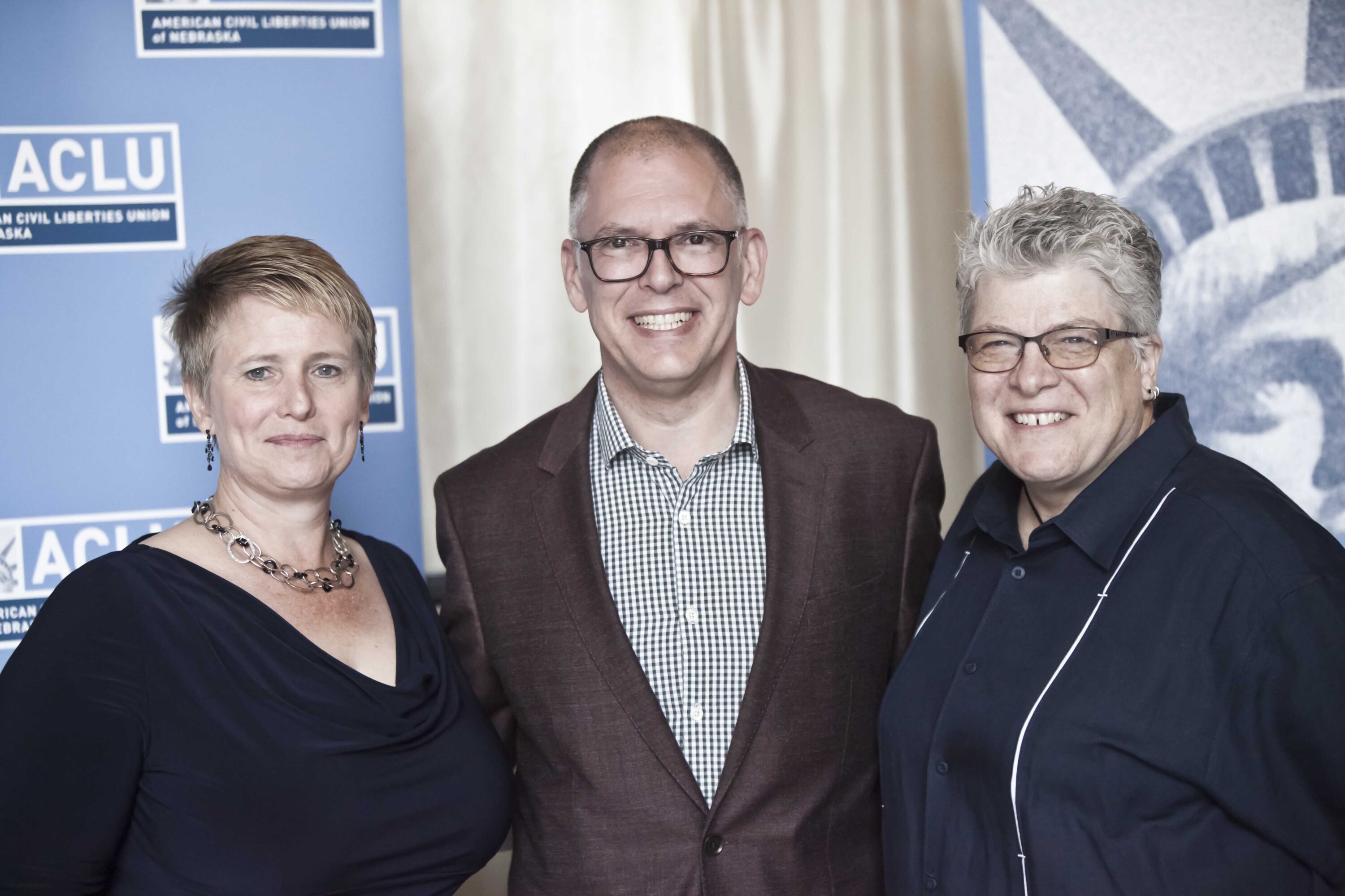 Marj Plumb, Tracy Weitz and Jim Obergefell