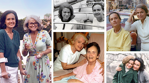 Collage of ACLU Client Edie Windsor and her late wife, Thea Spyer