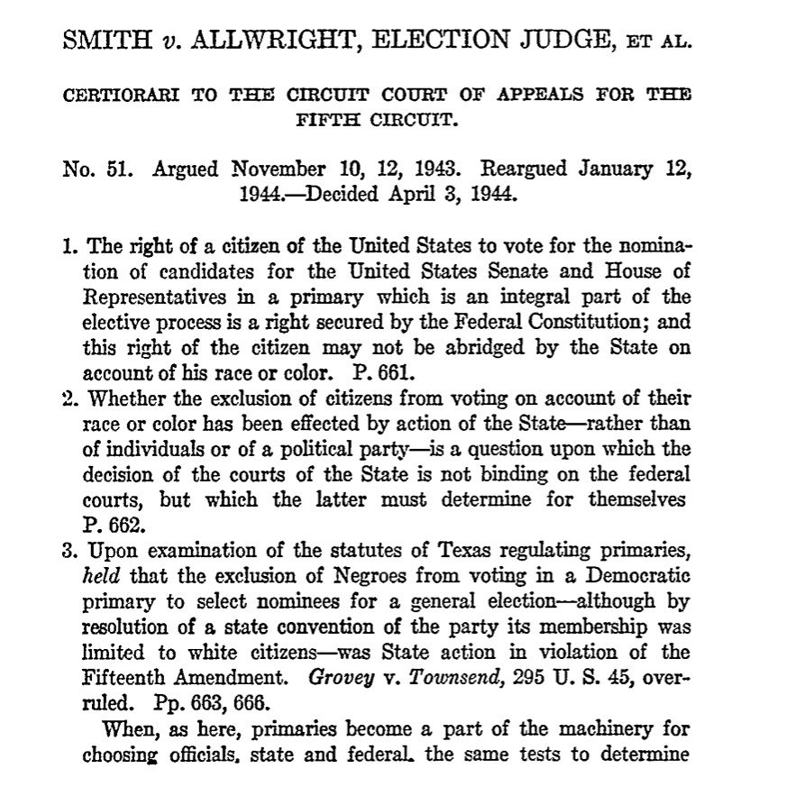Scan of Smith v Allwright ruling