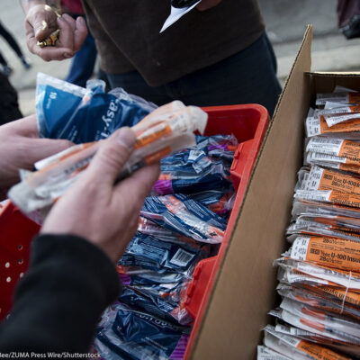 The Modesto Needle Exchange on Daly Ave in Modesto.