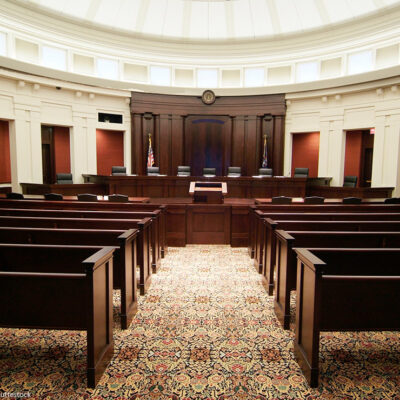 The Supreme Court Room at Lansing Michigan.