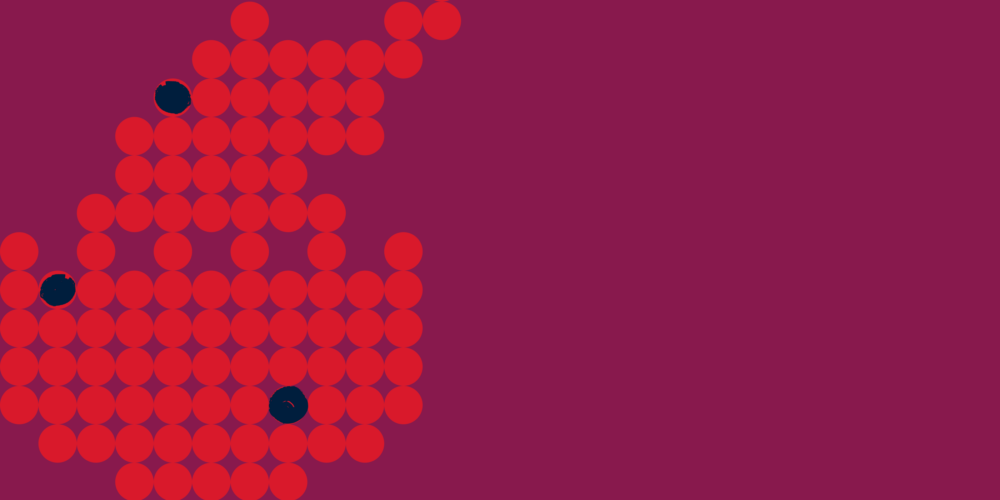 A graphic reflecting ballet bubbles