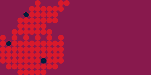A graphic reflecting ballet bubbles