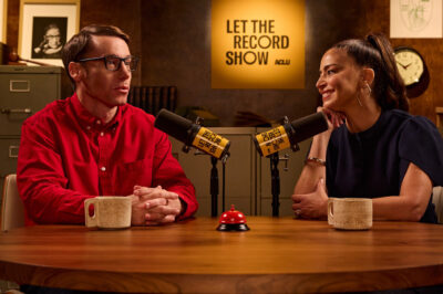 A photo of Matthew Beat and Shereen Marisol Meraji.