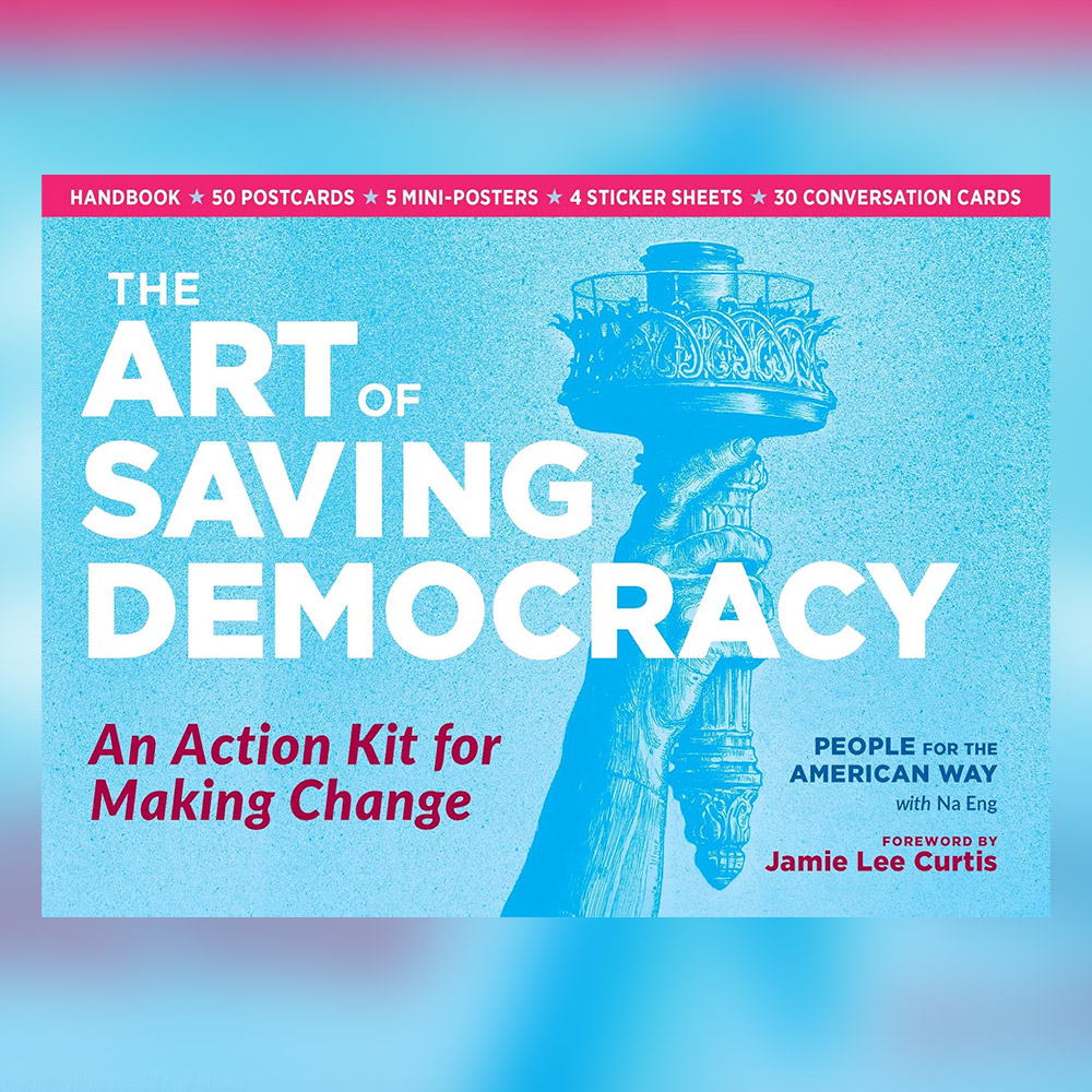 The book cover of Na Eng's The Art of Saving Democracy.
